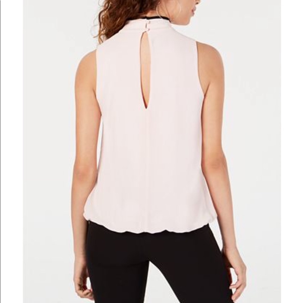 BCX Contrast Bow Blouse - Picture 2 of 3